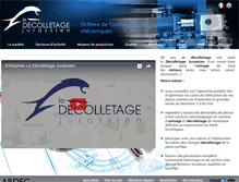 Tablet Screenshot of decolletage-jurassien.fr
